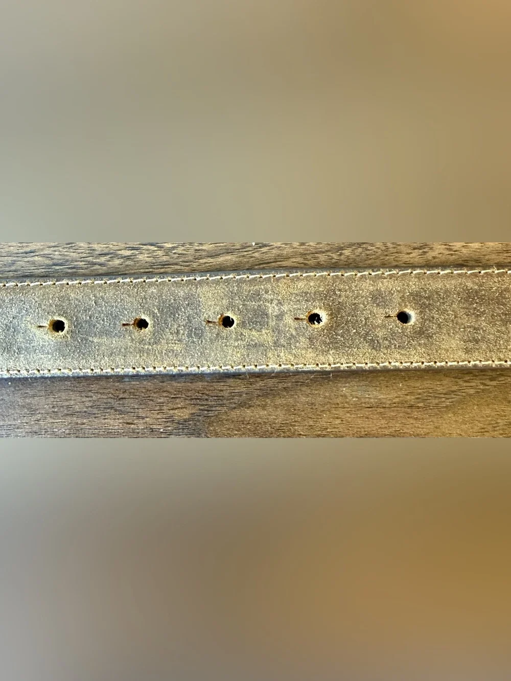 Women's Tan Leather Belt with Ornate Silver Western Buckle Size 24